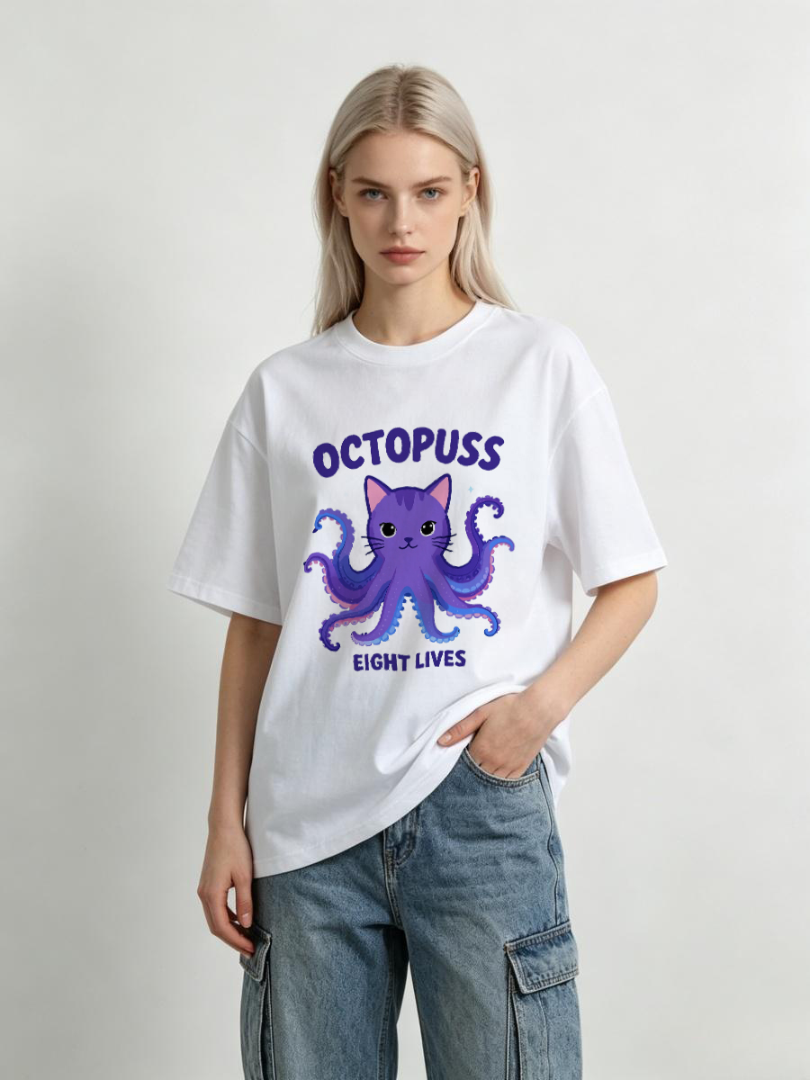 Office Tech Hub - T Shirts Ladies Recycled Polyester Boxy