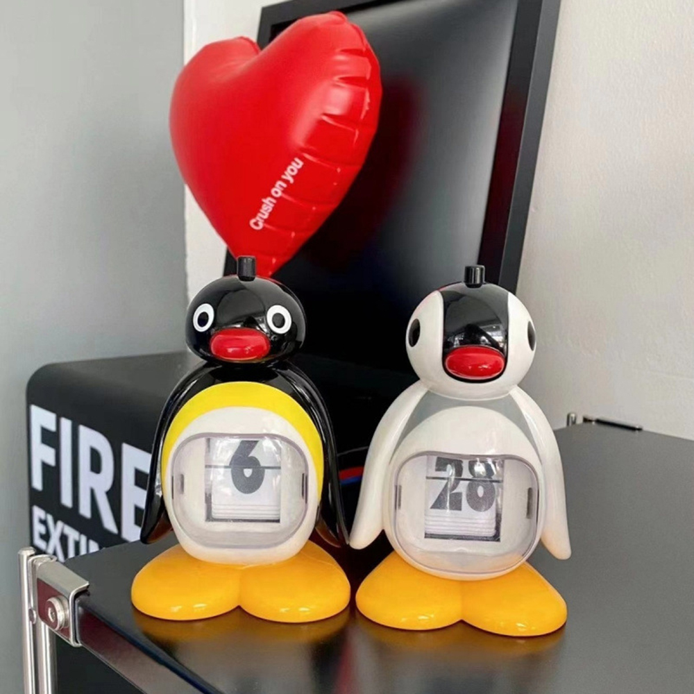 Office Tech Gadgets - Penguin Desktop Ornaments Calendar Pressing Perpetual
