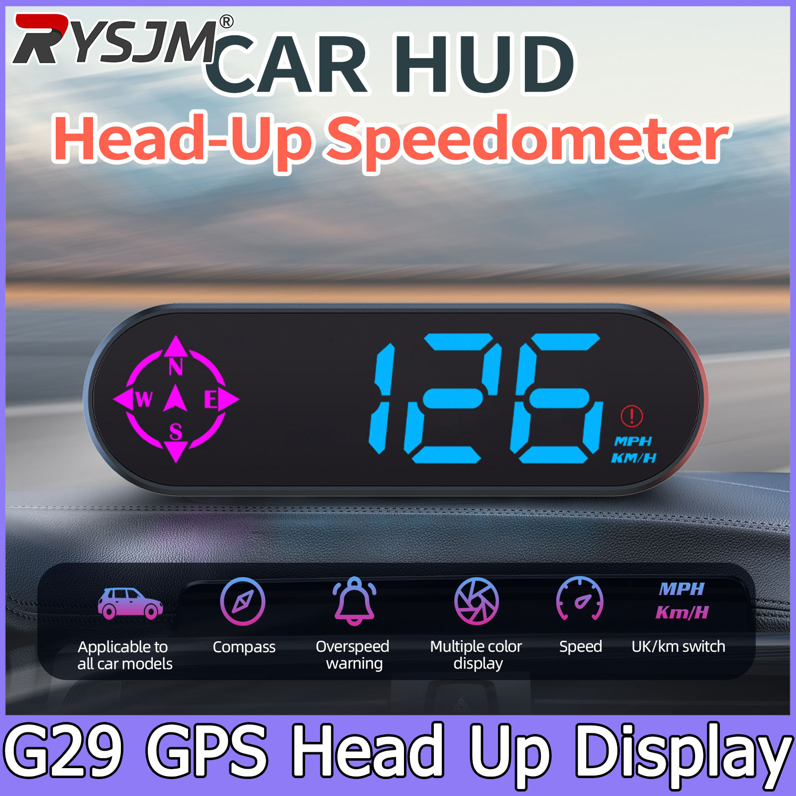 Pc Security Lock - G29 Car Head up Display GPS