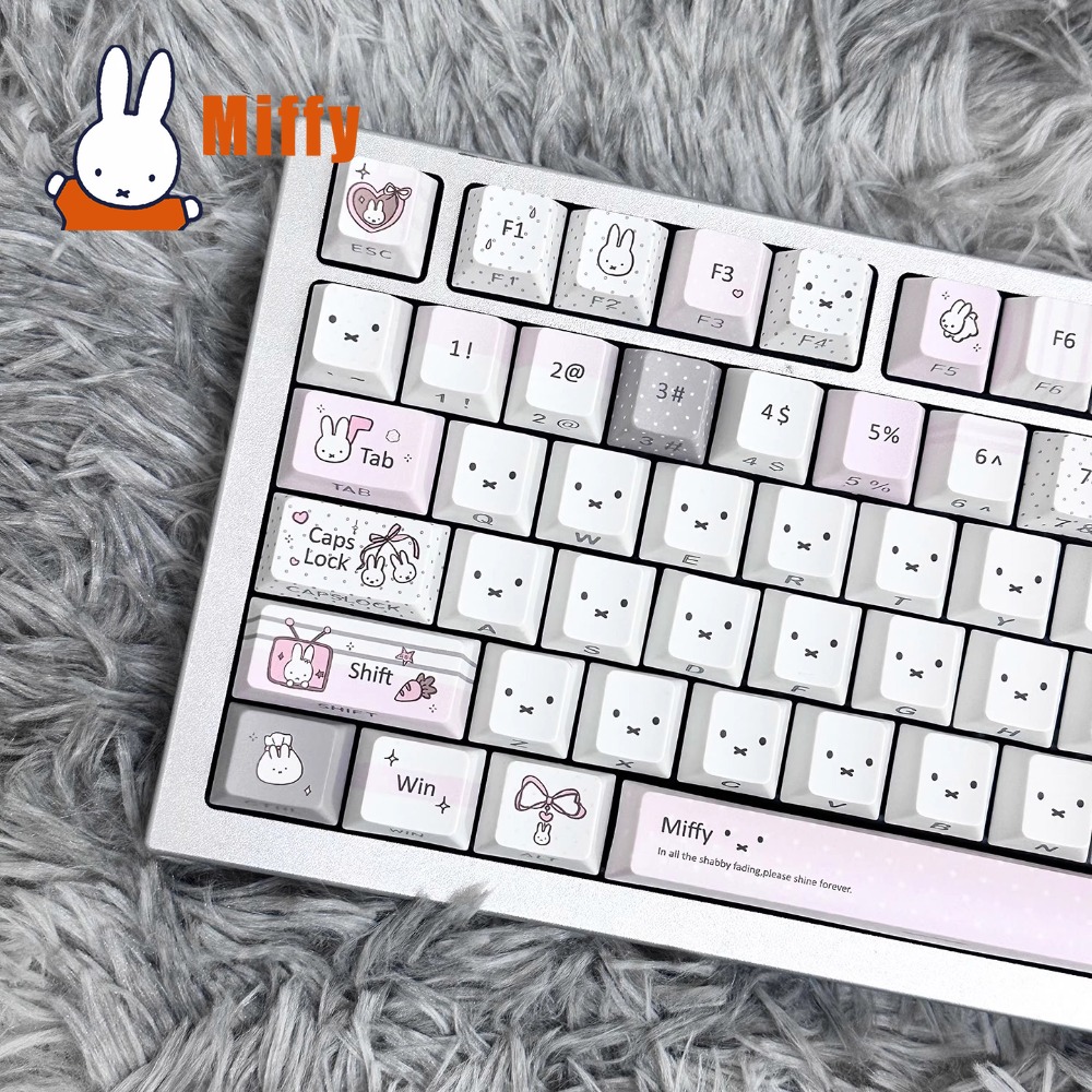 Kawaii Miffy Mechanical Keyboa - đánh giá và giá Office Tech