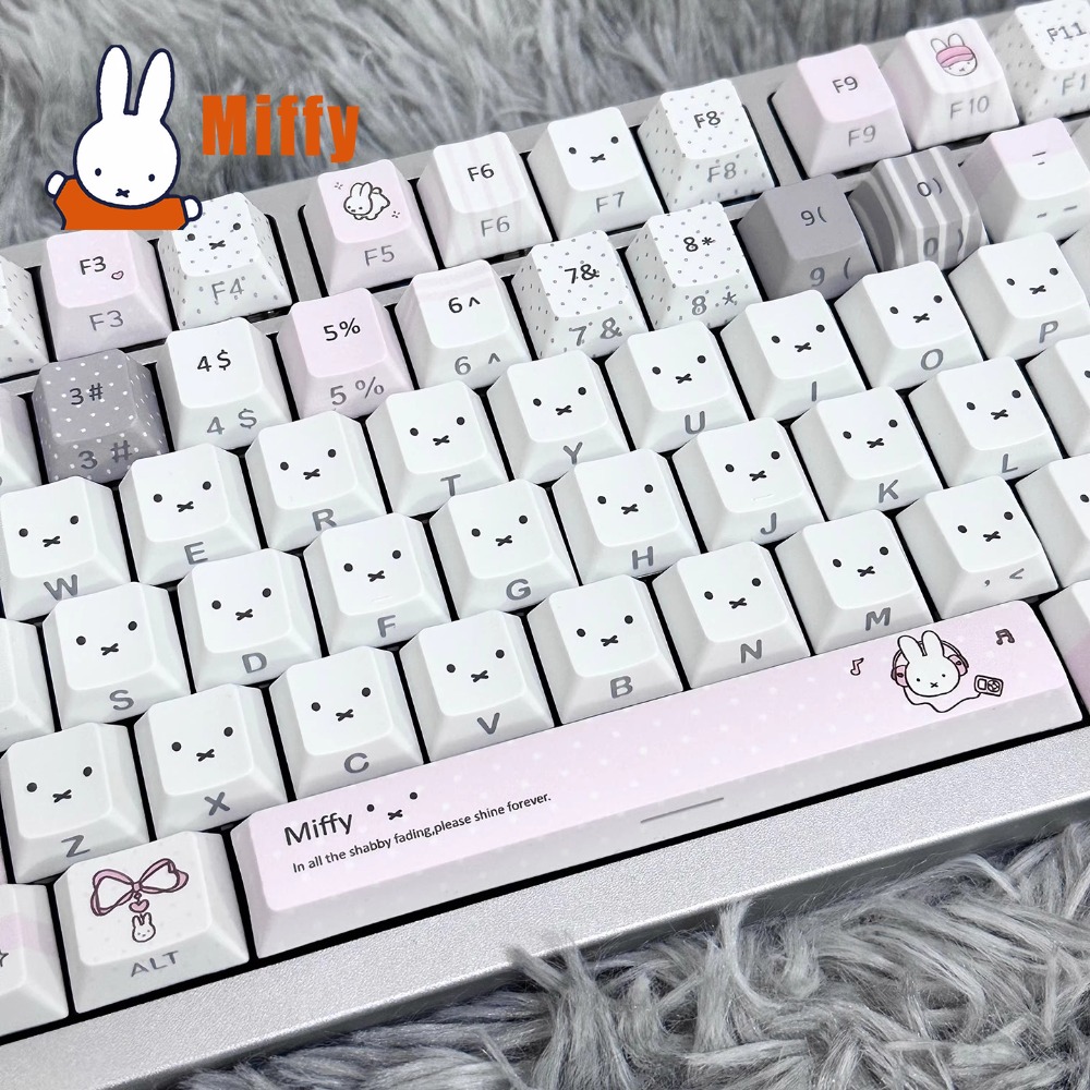Kawaii Miffy Mechanical Keyboa - đánh giá và giá Office Tech