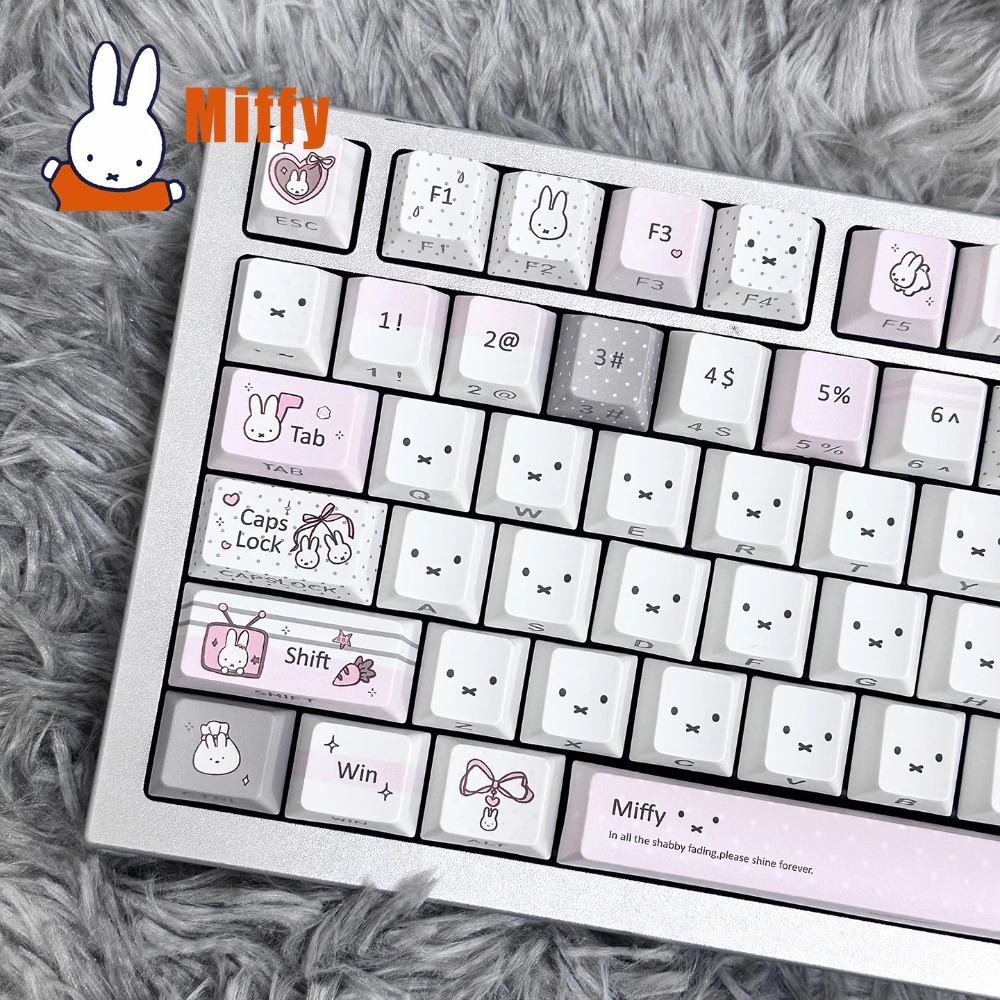 Kawaii Miffy Mechanical Keyboa - đánh giá và giá Office Tech