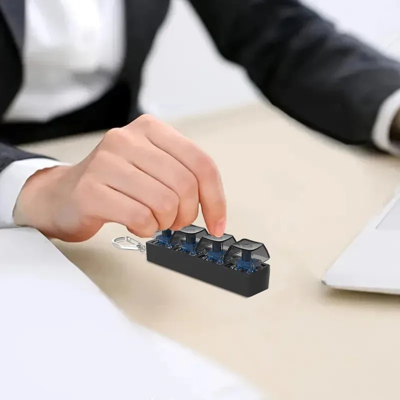 4Keys Finger Button Anti-stres - đánh giá và giá Office Tech