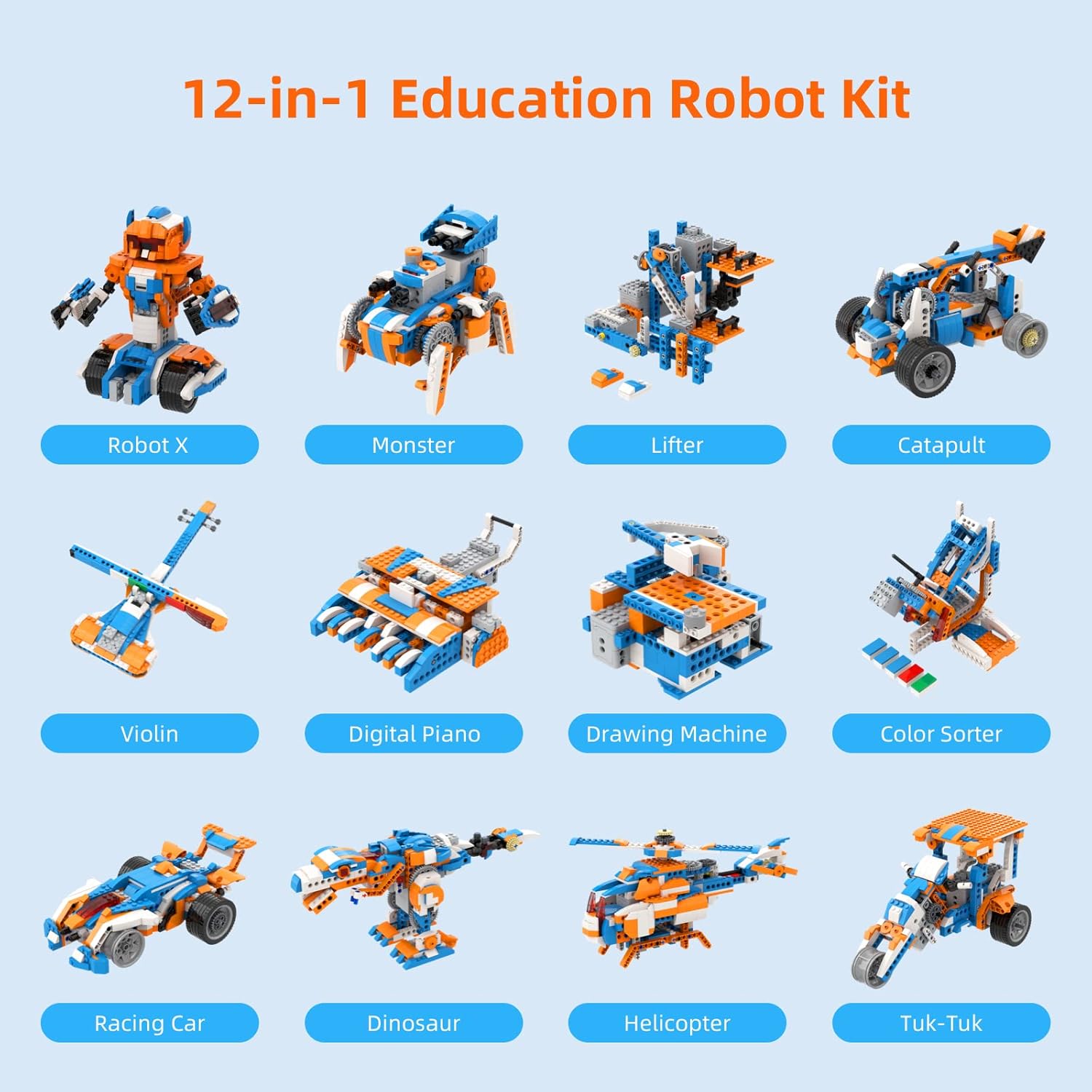 Modern STEM Robot Building Kit - đánh giá và giá Tech Office Building