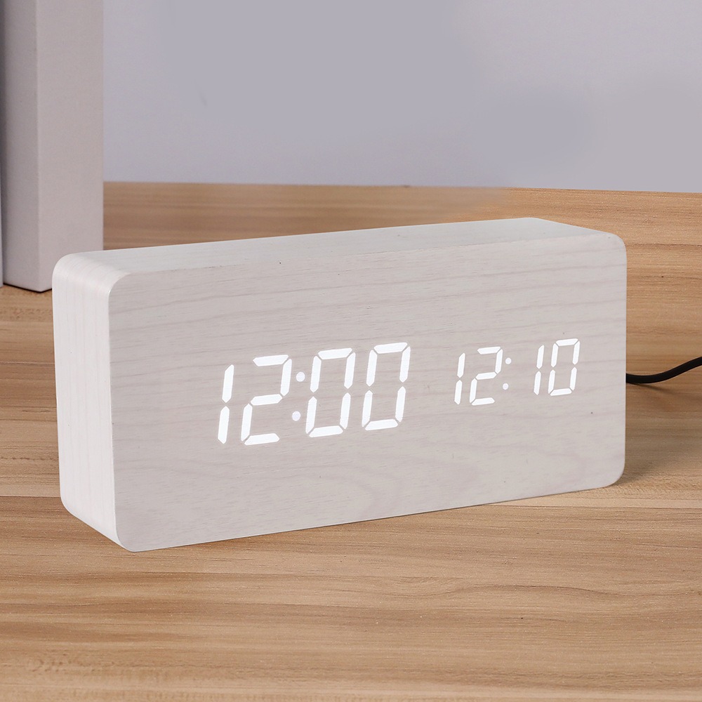 Wooden Digital Alarm Clock,LED - đánh giá và giá Office Tech Gadgets