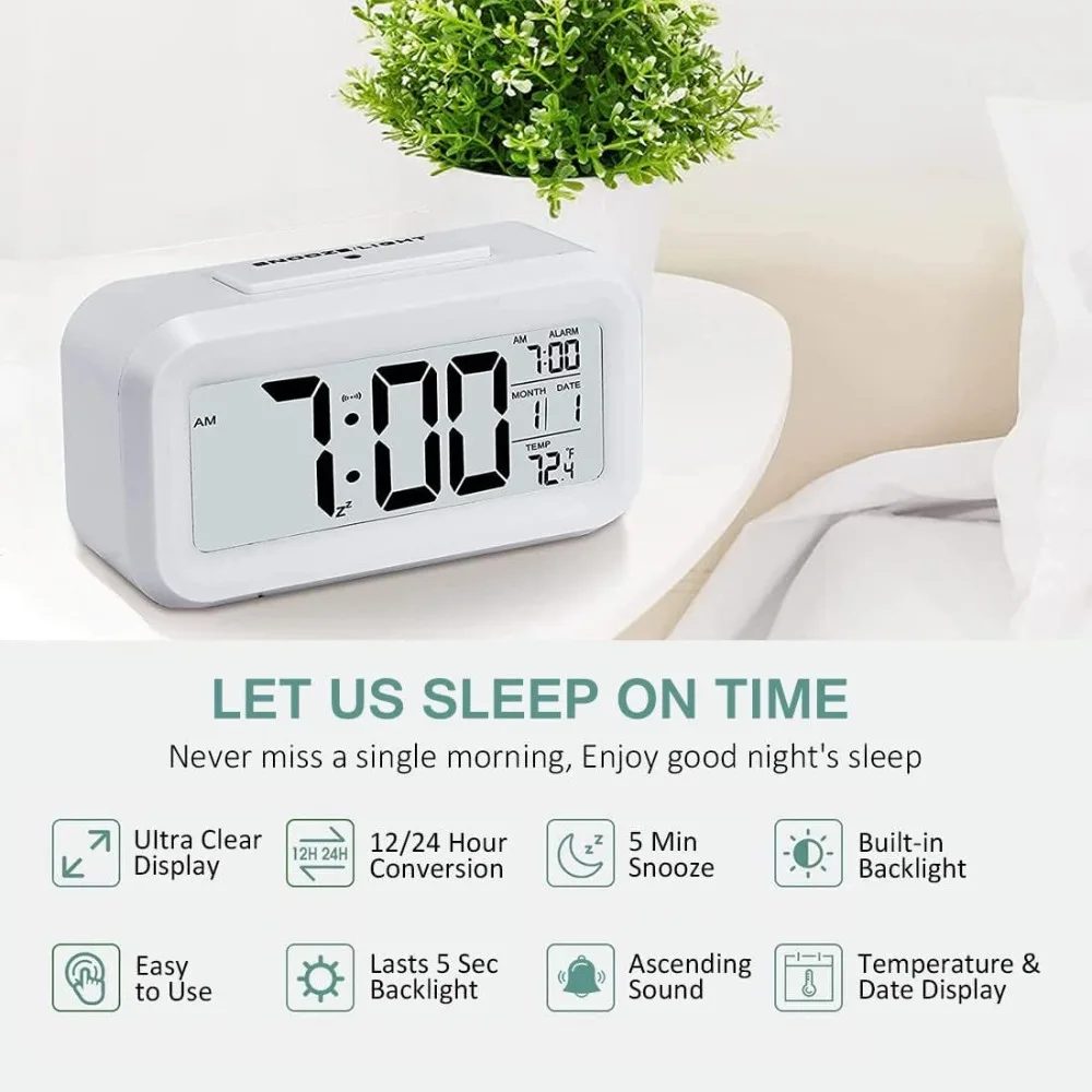 LED Electronic Digital Alarm C - đánh giá và giá Office Tech Gadgets