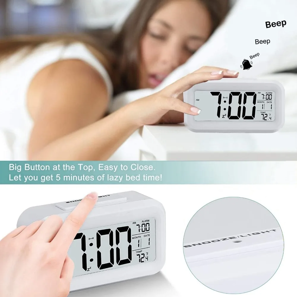 LED Electronic Digital Alarm C - đánh giá và giá Office Tech Gadgets
