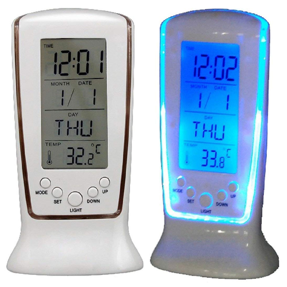 Calendar Clock Digital LED Clo - đánh giá và giá Office Tech Gadgets