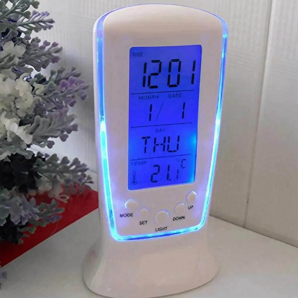 Calendar Clock Digital LED Clo - đánh giá và giá Office Tech Gadgets