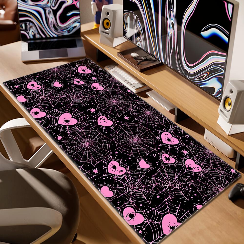 90x40 White or Pink Spiderweb  - đánh giá và giá Office Tech Set Up