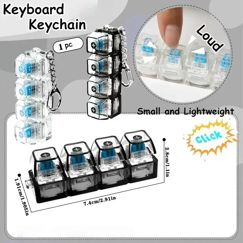 1pcs LED Keyboard Keycap Stres - đánh giá và giá Office Tech Gadgets