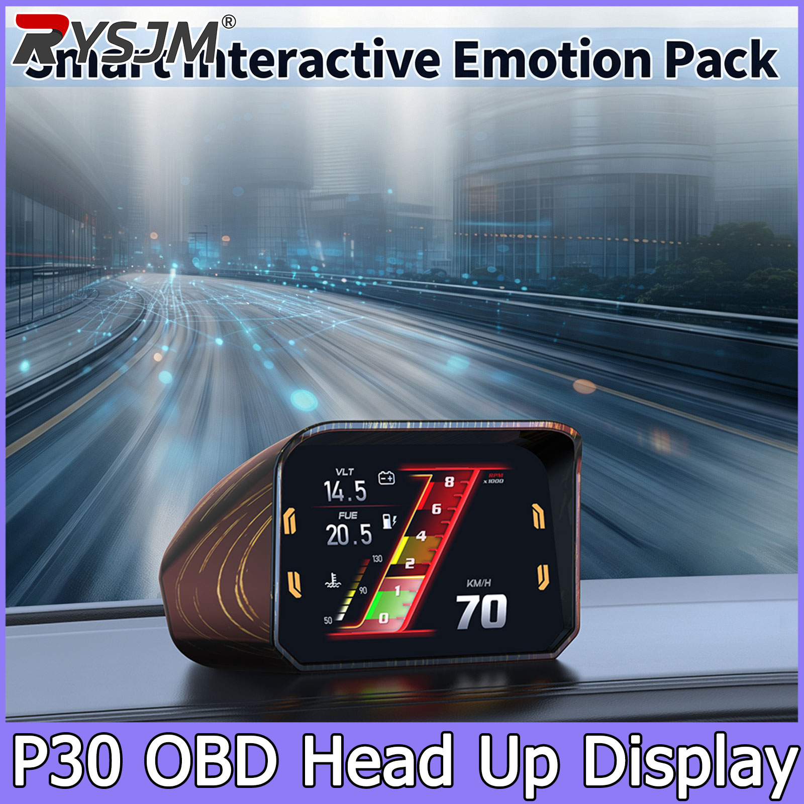 P30 Speedometer RPM Meter HUD  - đánh giá và giá Pc Security Lock