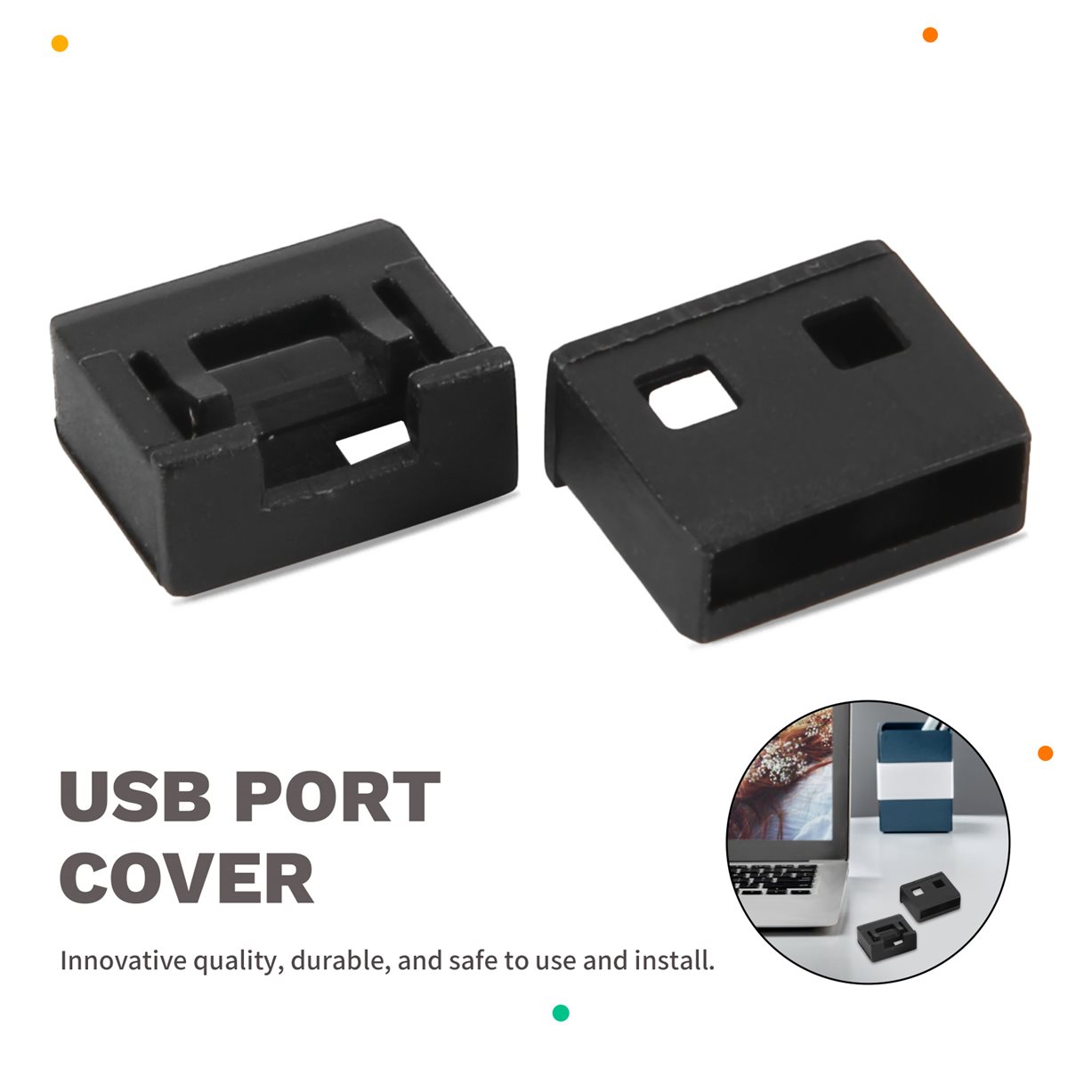HAPPY DIAN!10Pcs USB Dust Plug - đánh giá và giá Pc Security Lock