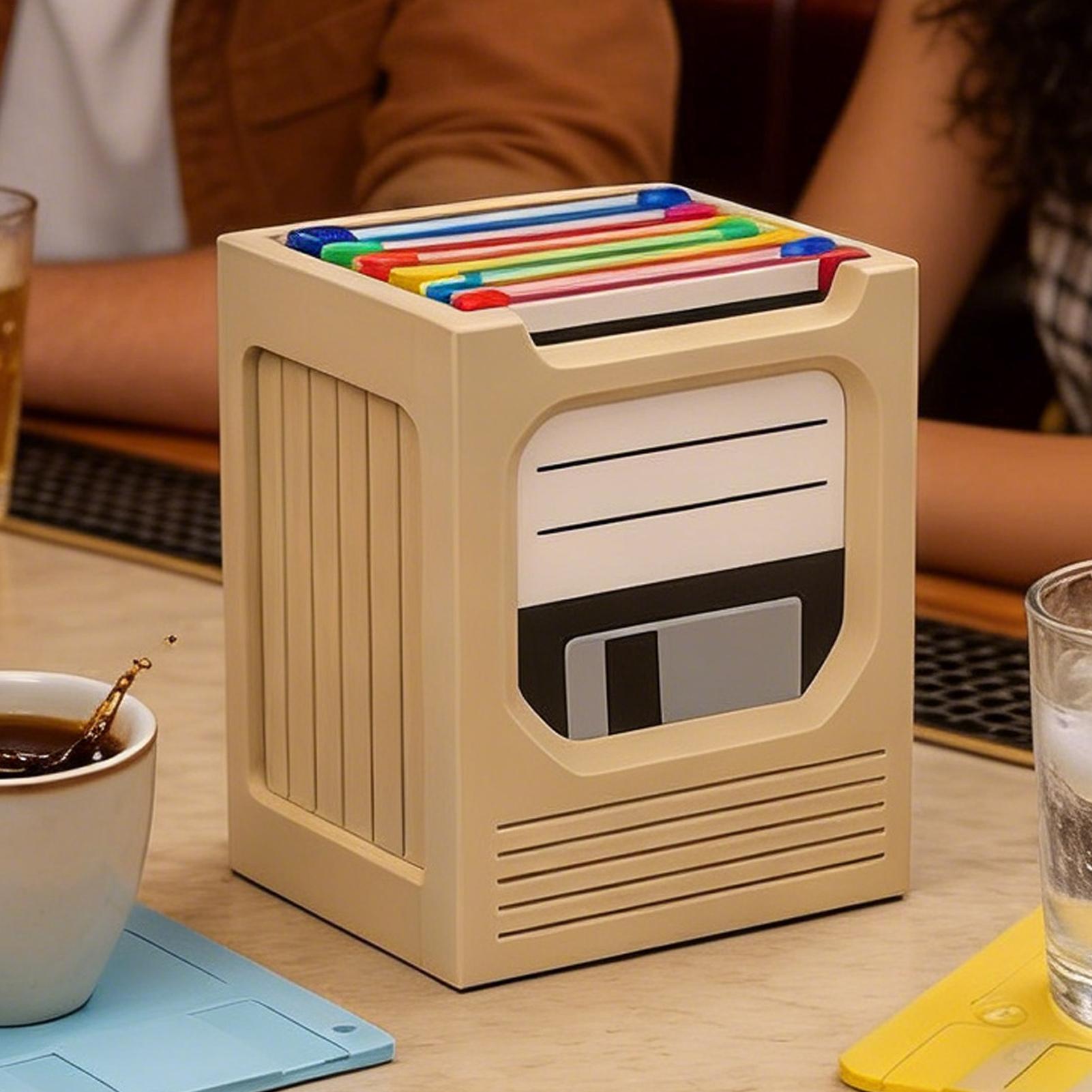 Retro Tech Coaster Holder Set  - đánh giá và giá Office Tech